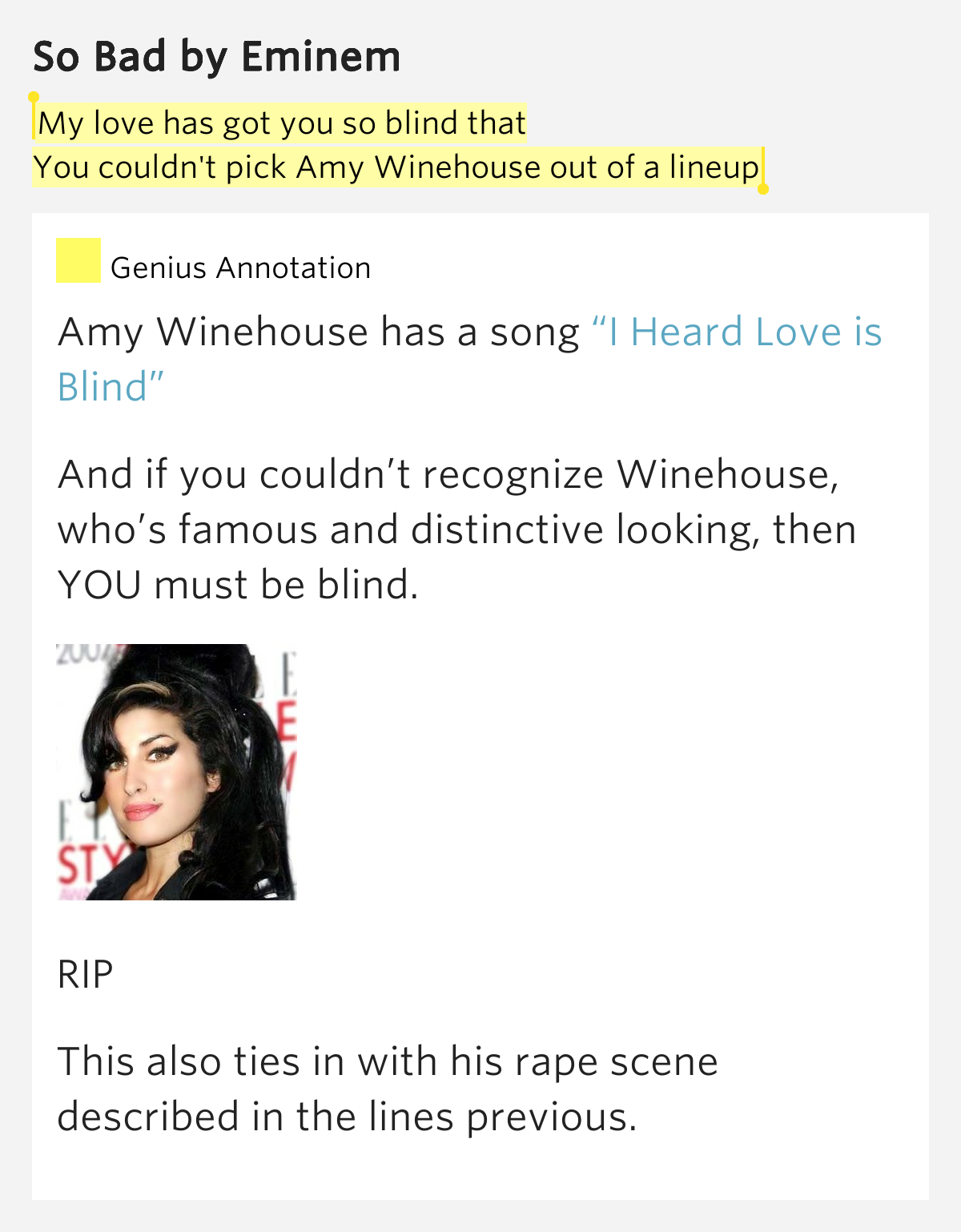 WHEN MY LOVE FOR YOU WAS BLIND when my love for you was blind: