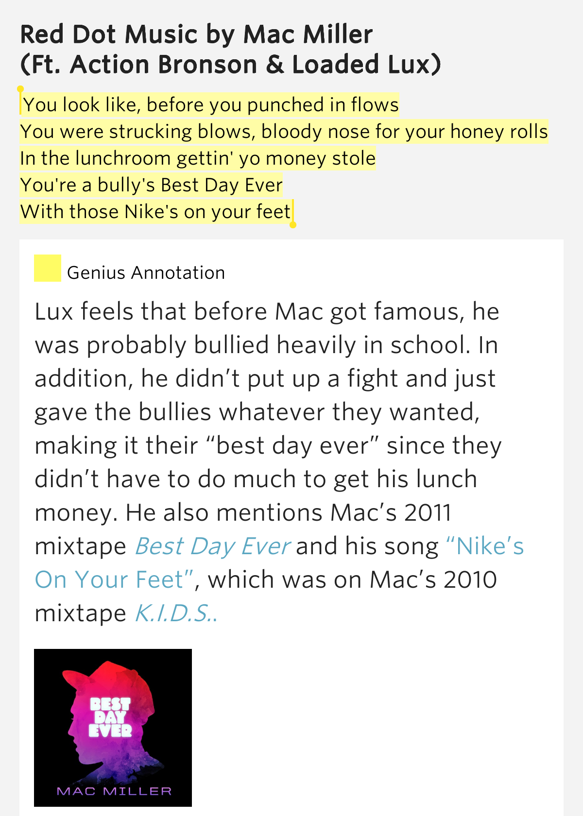 You look like, before you punched in flows / You were strucking blows