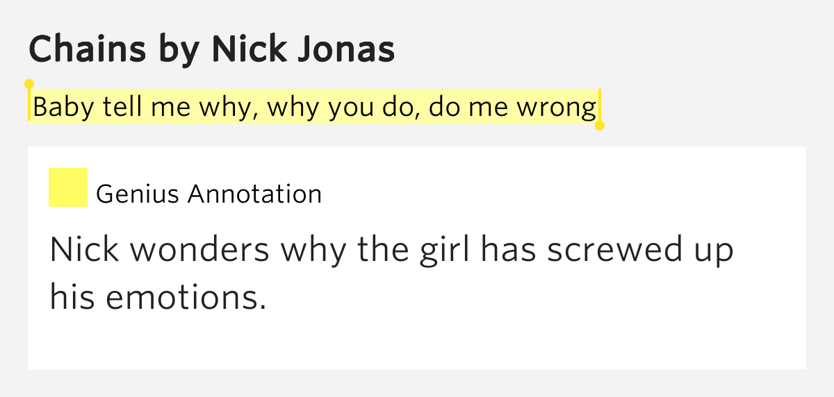 TELL ME WHY TELL ME WHY LYRICS tell me why tell me why lyrics: