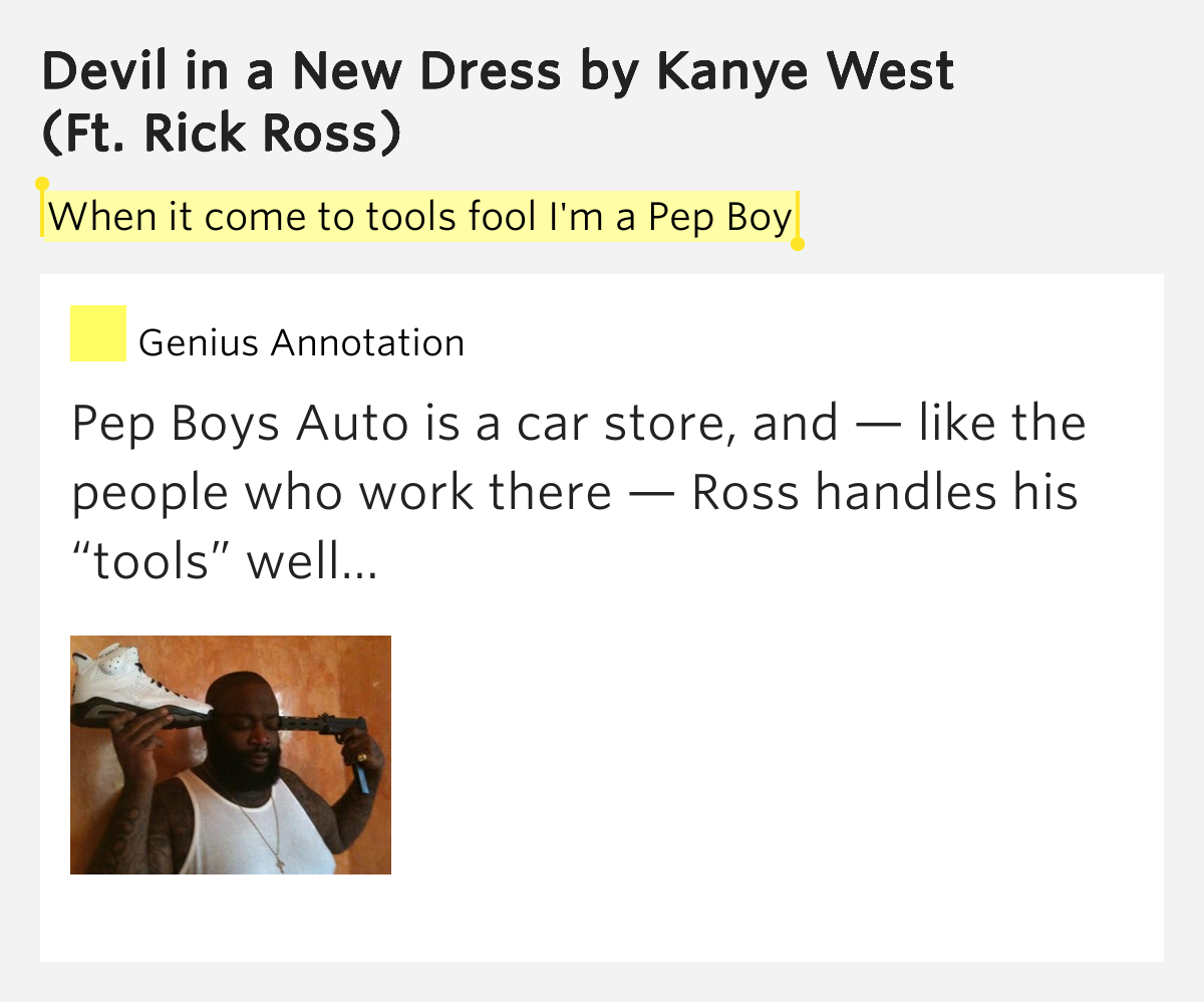 Devil In A New Dress Genius