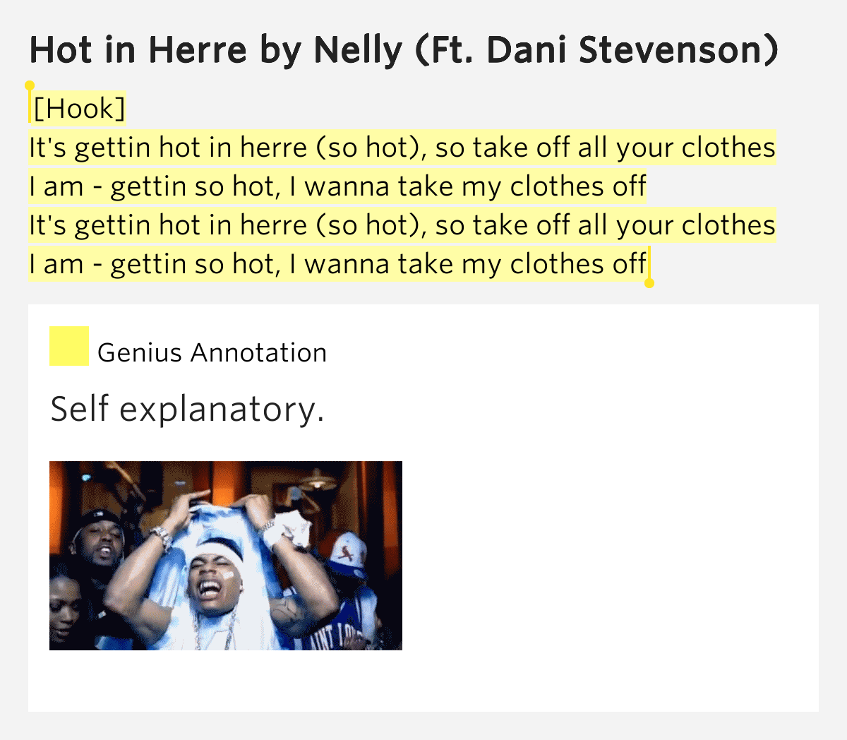 Take Off My Clothes Lyrics