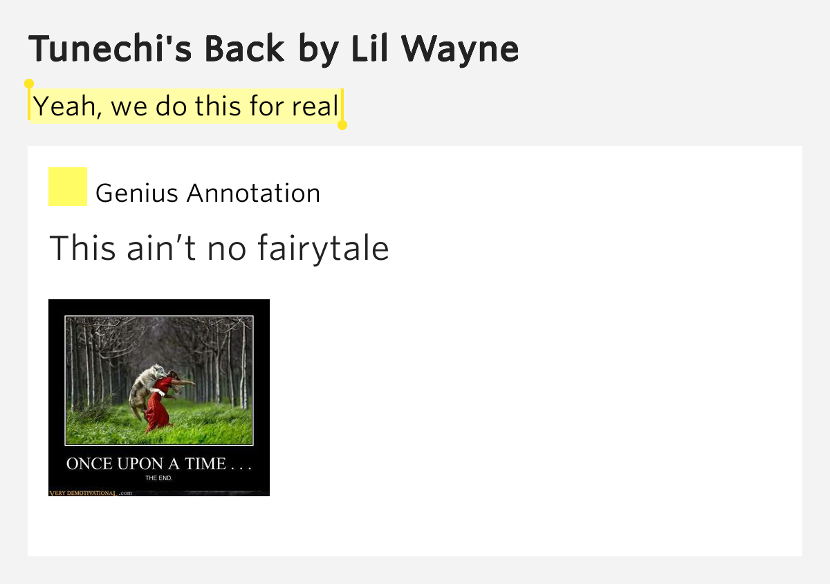 Yeah, we do this for real – Tunechi's Back Lyrics Meaning