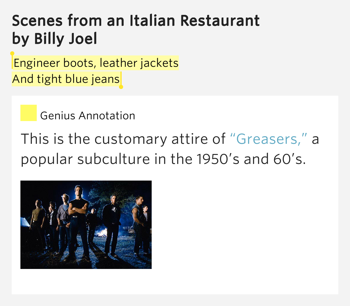 Scenes From An Italian Restaurant Genius Scenes From An Italian Restaurant Genius