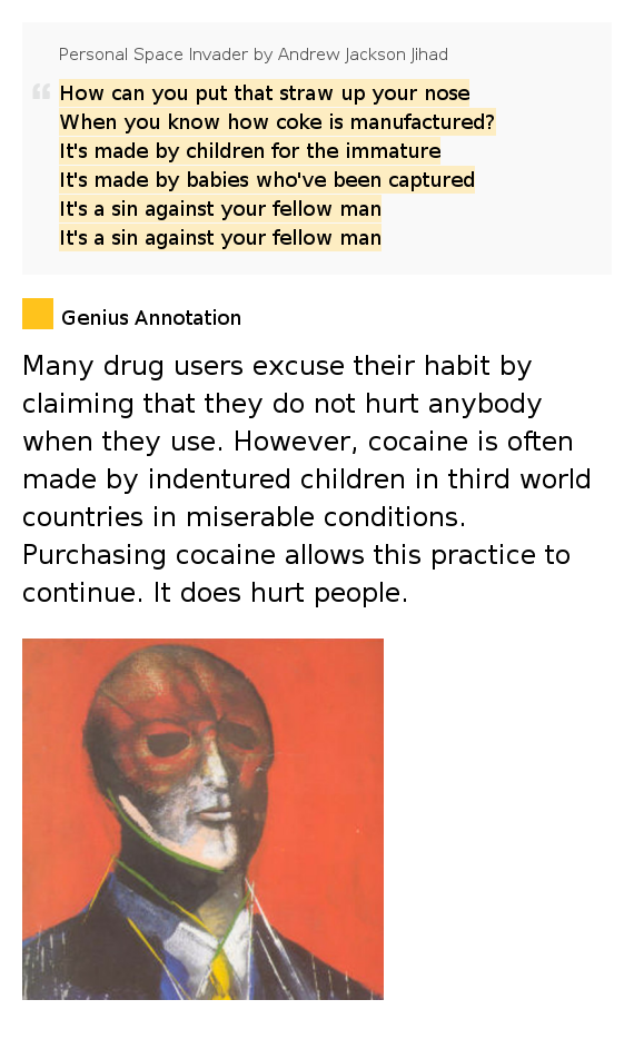 How can you put that straw up your nose.. Personal Space Invader