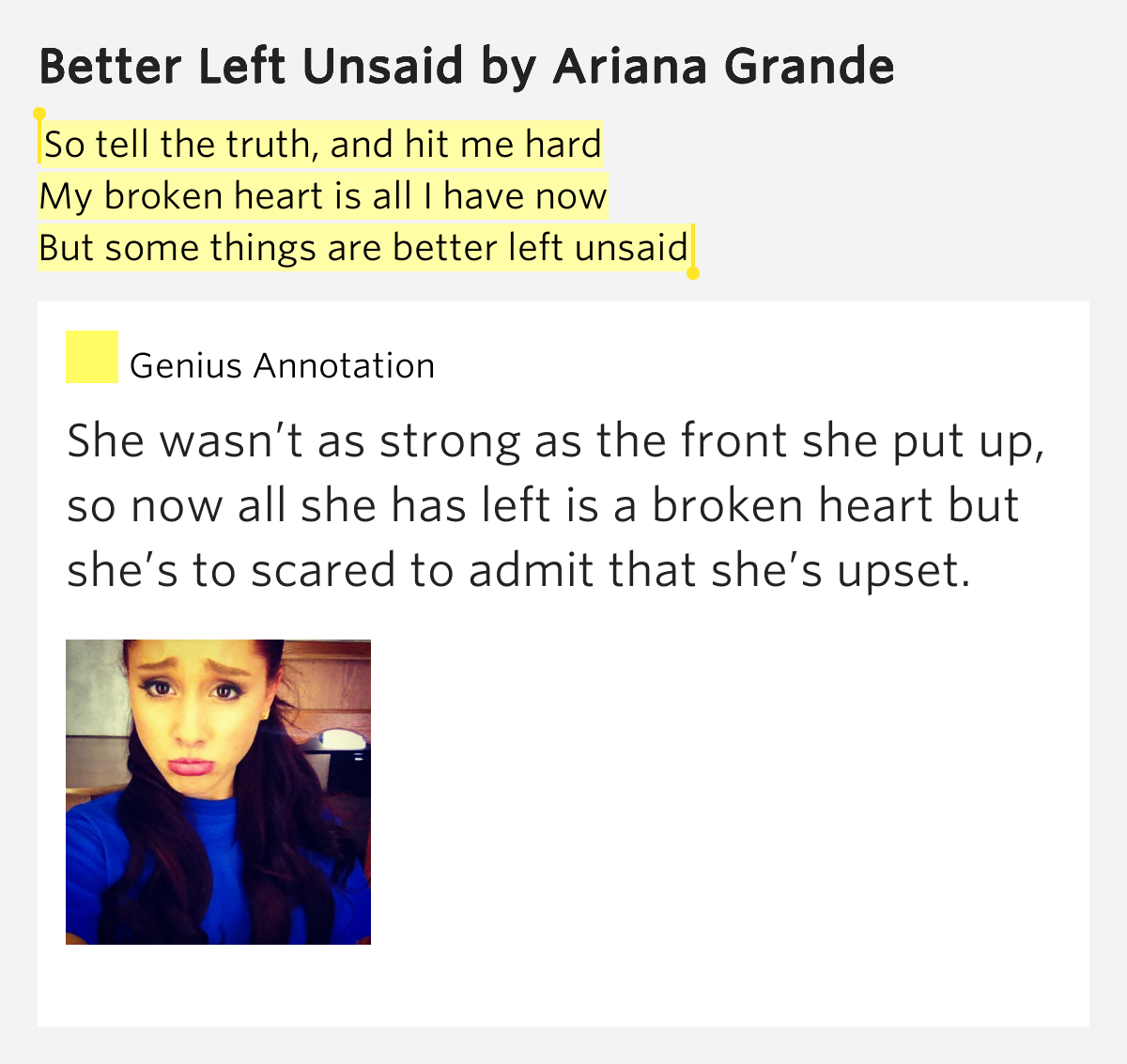 My Heart Is Broken But I Have Some Glue Lyrics