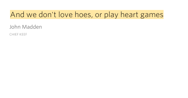 Chief Keef John Madden Lyrics