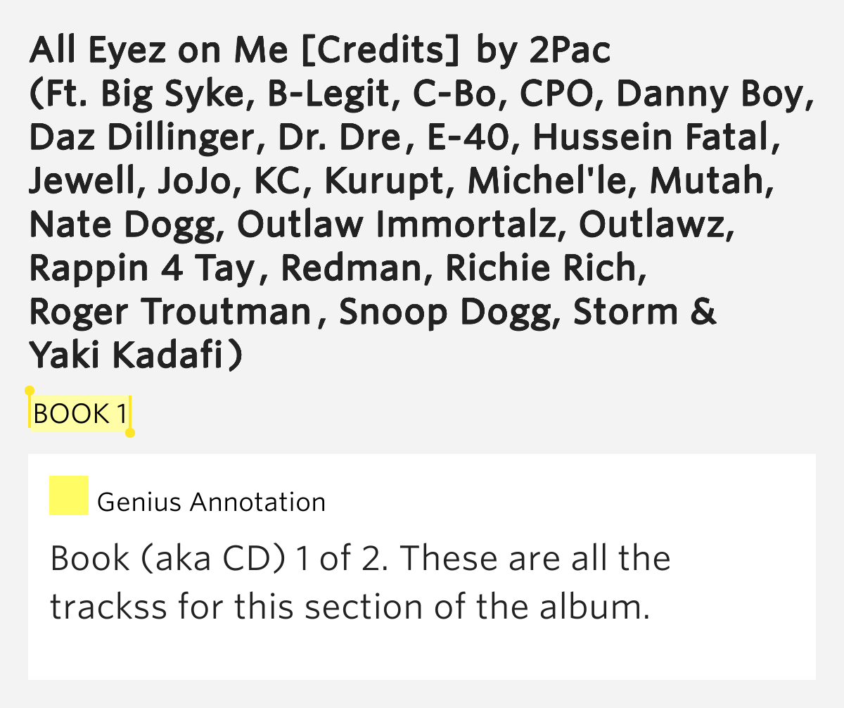 All Eyez On Me Lyrics Aka