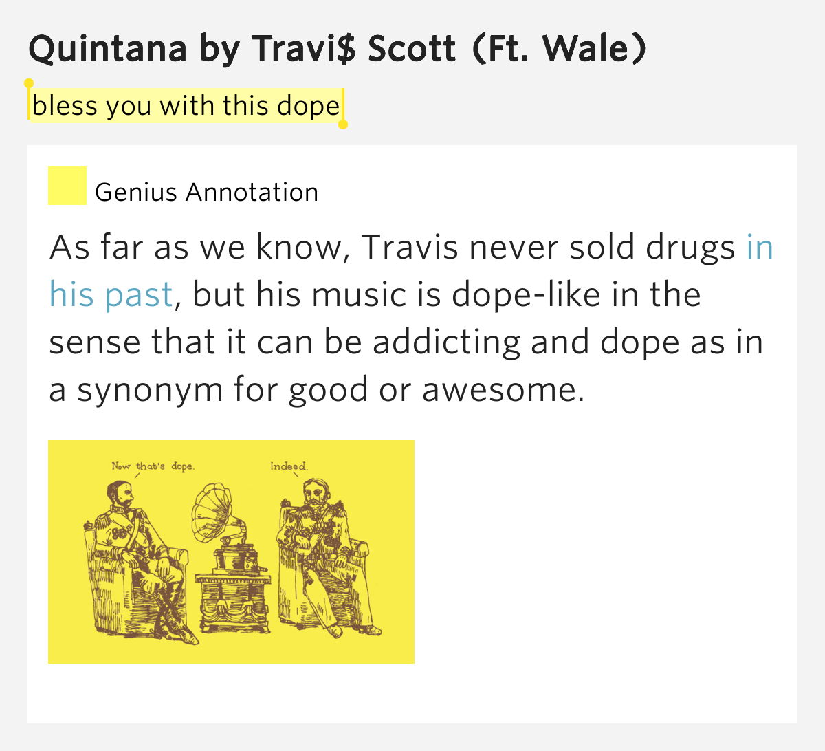 Musical Prodigy Synonym Bless you with this dope Quintana Lyrics