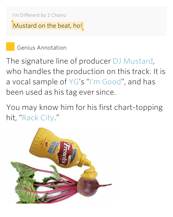 Mustard on the beat, ho! I'm Different by 2 Chainz