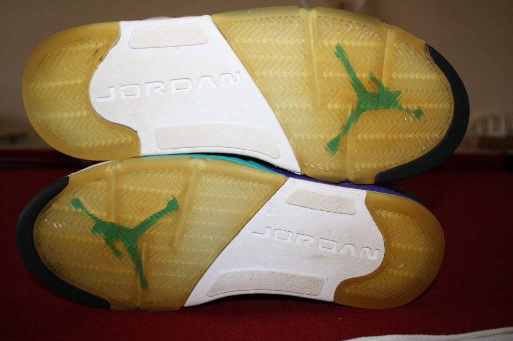 yellowing icy soles