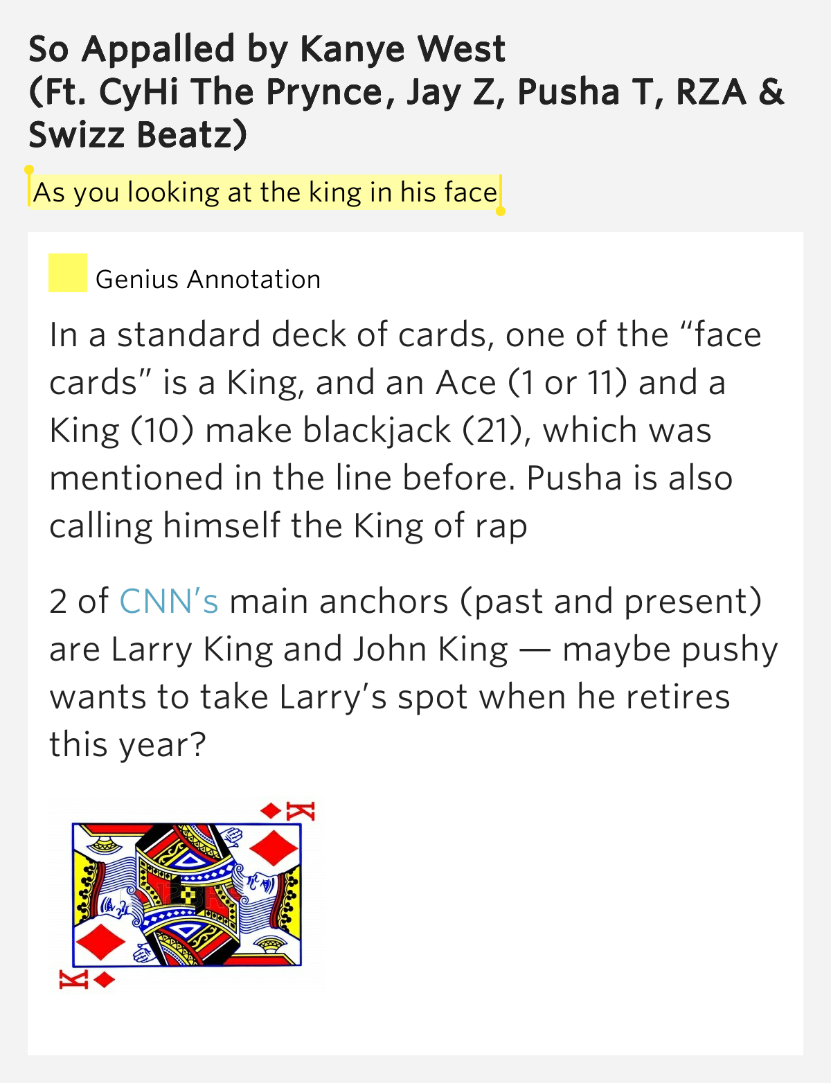 Blackjack rap genius
