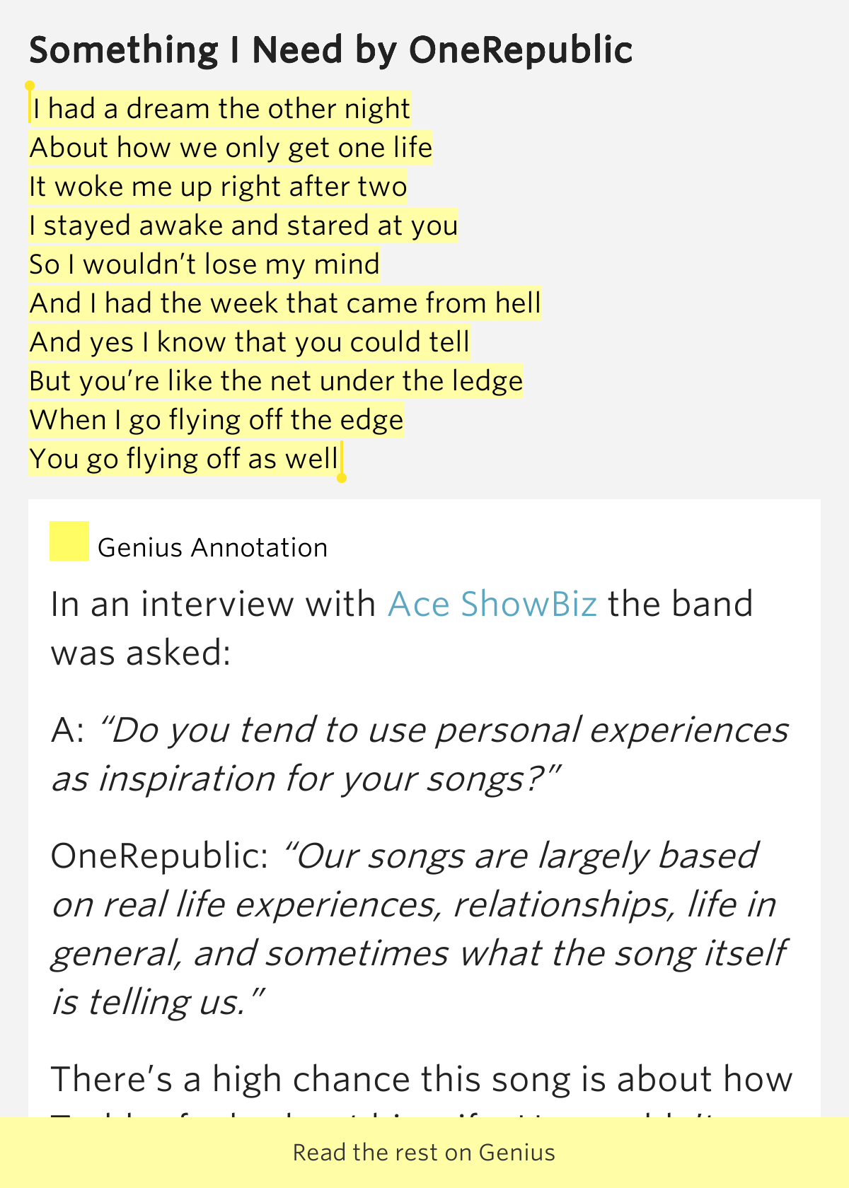 Life Could Be A Dream Lyrics