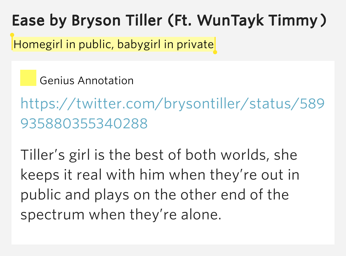 bryson tiller ease lyrics bryson tiller ease lyrics