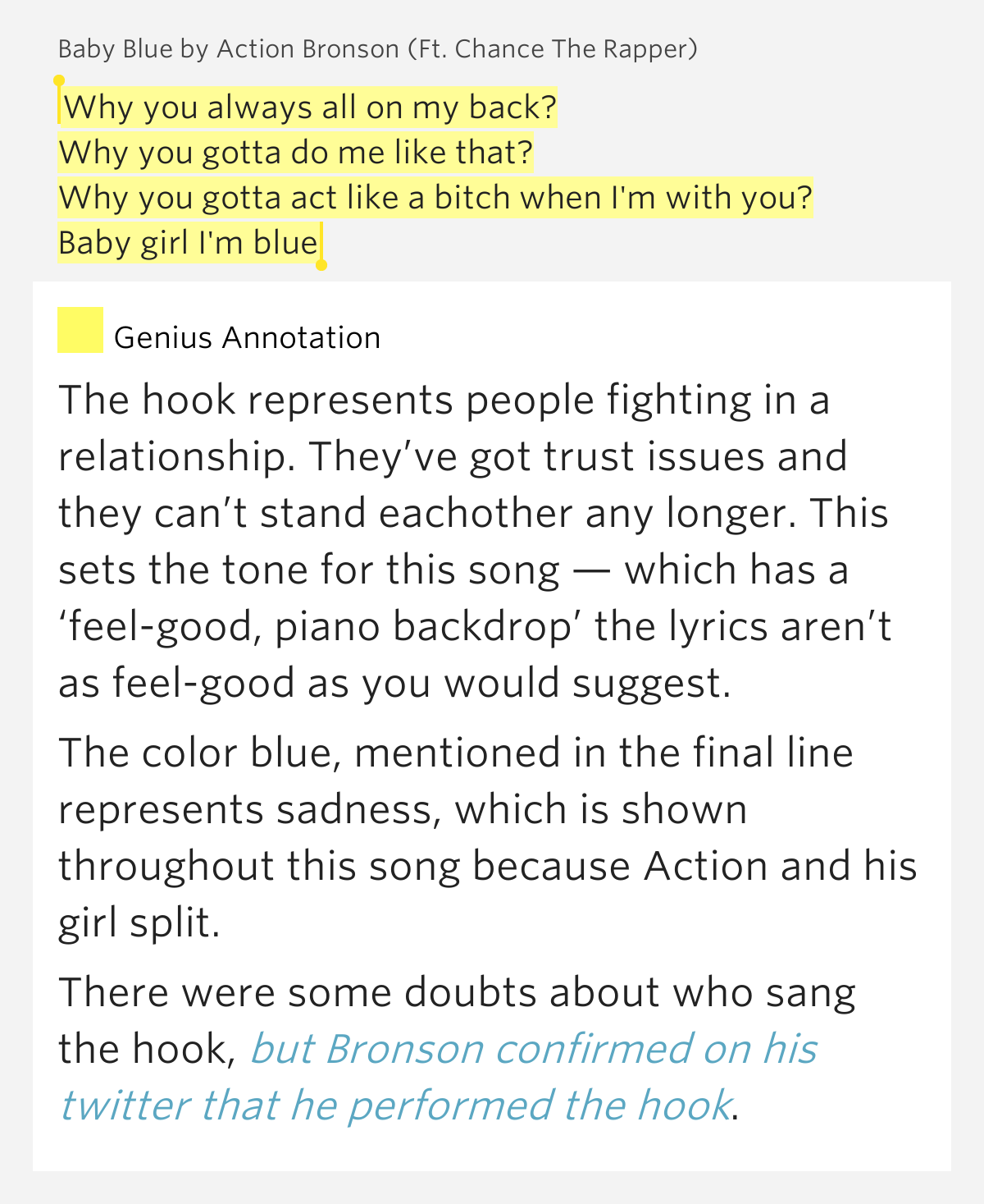 Why You Gotta Do Me Like That Song