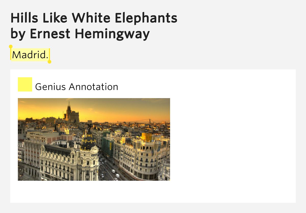 Symbolism In Hemingways Hills Like White Elephants