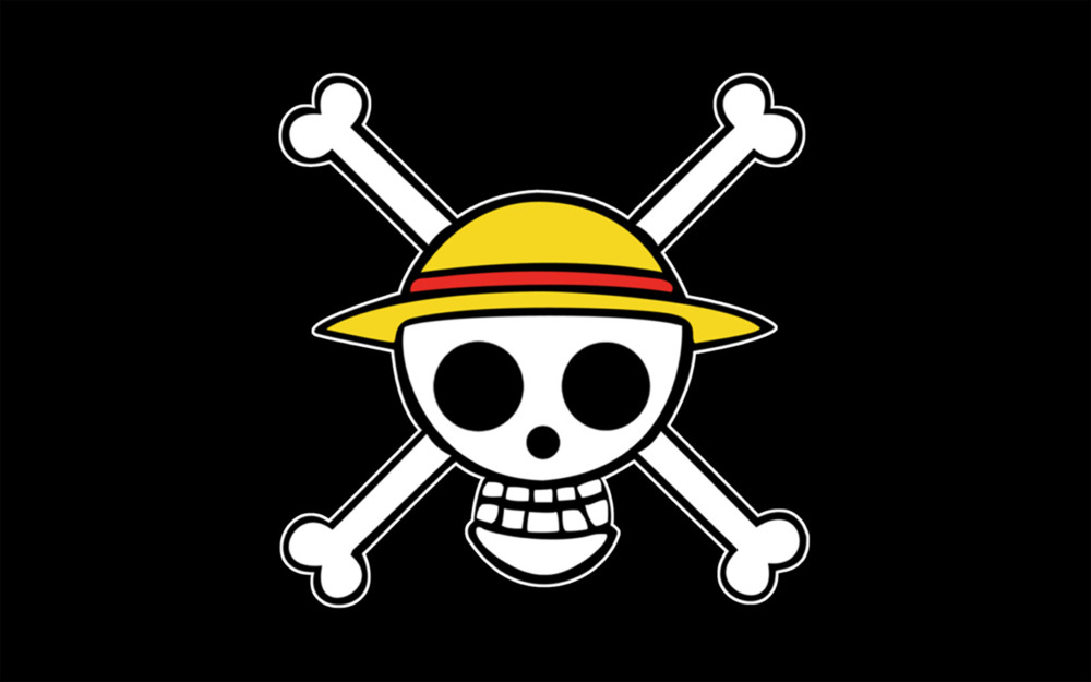 Drapeau De L équipage De Luffy Ma France elle est pirate sur le drapeau, chapeau de paille sur le