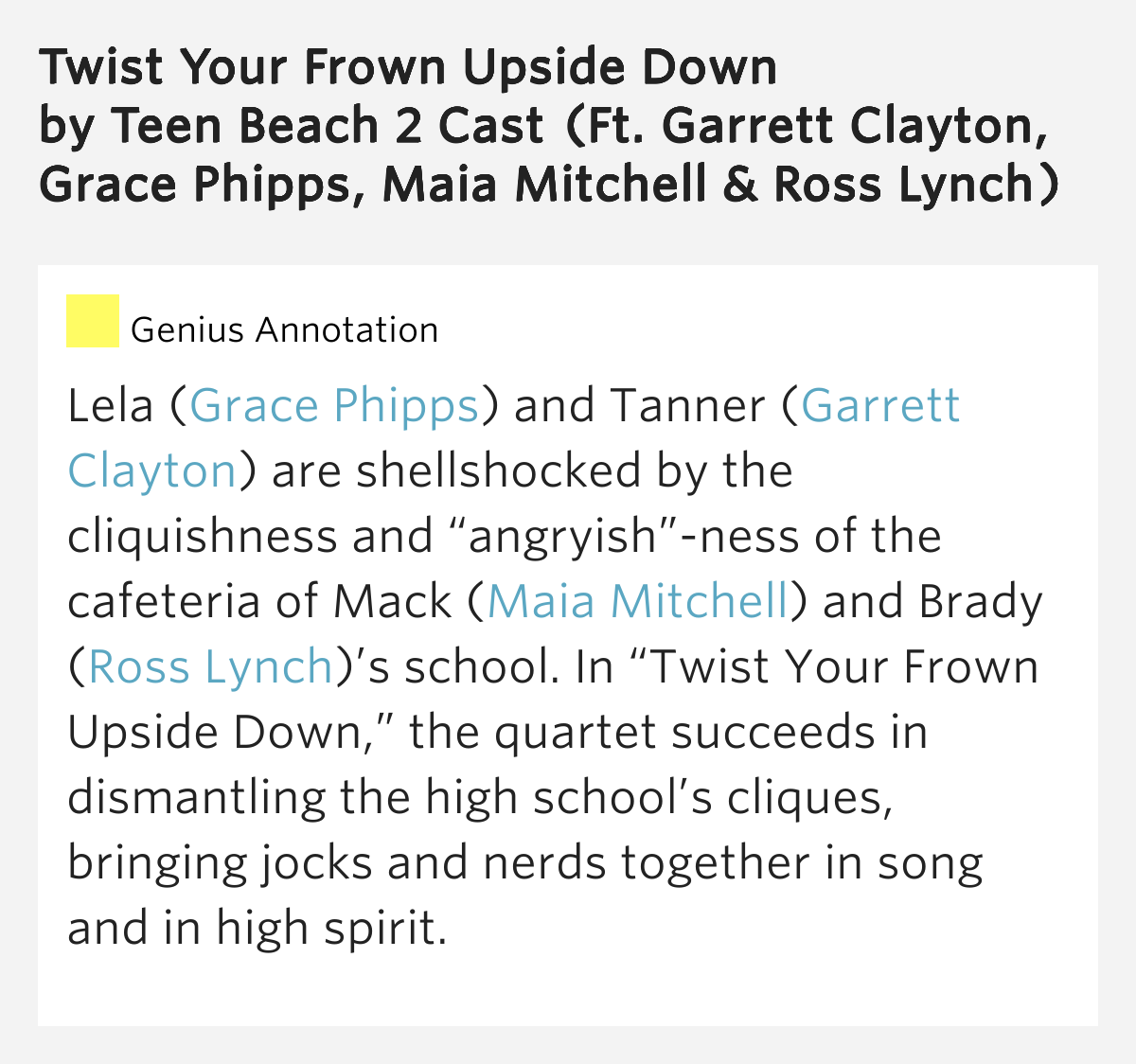 Twist Your Frown Upside Down Twist Your Frown Upside Down Lyrics Meaning