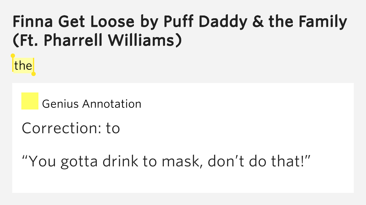 The Finna Get Loose Lyrics Meaning