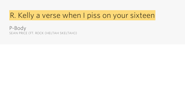 Piss on you lyric 01 butt mature