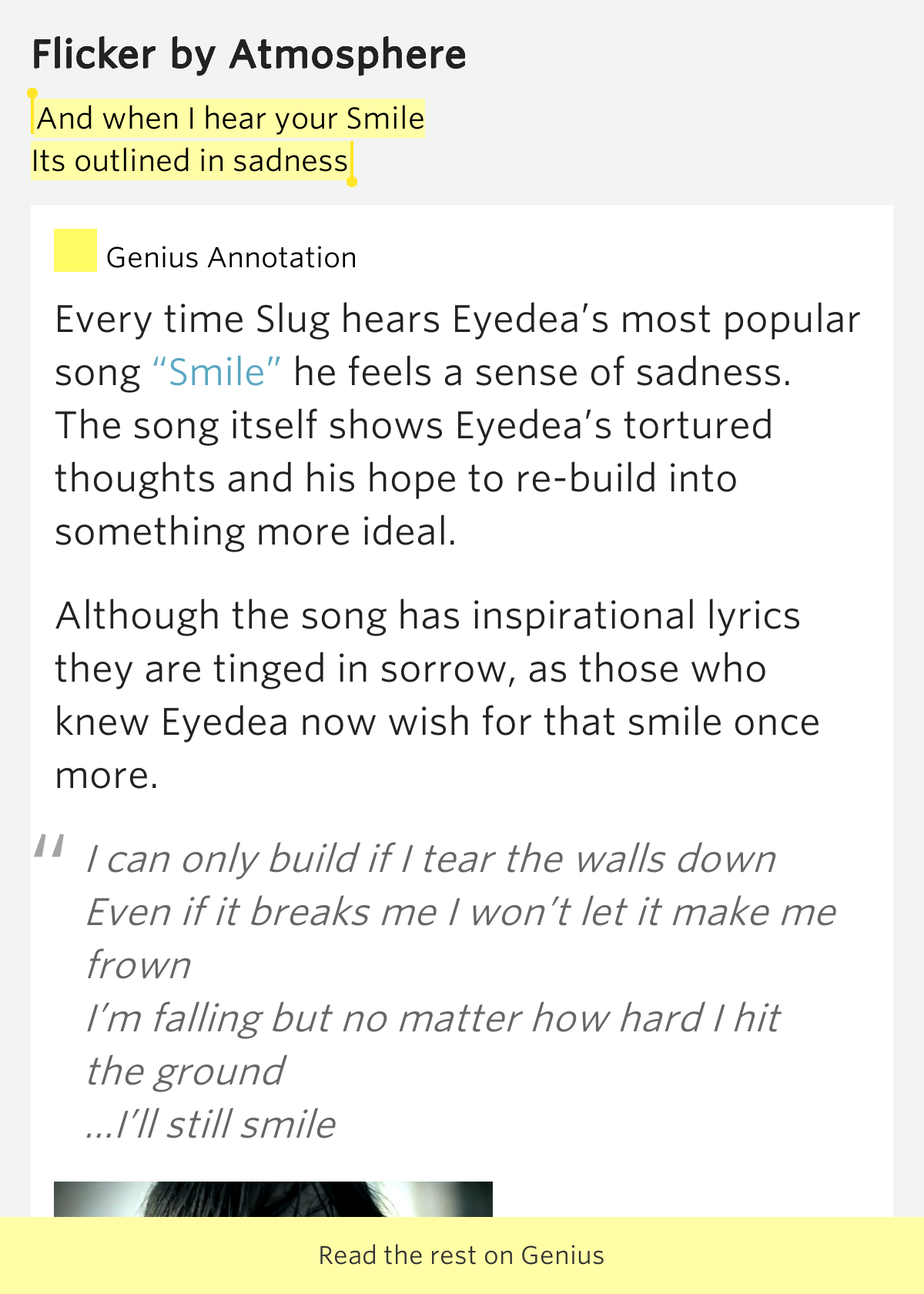 A Smile On Your Face Lyrics