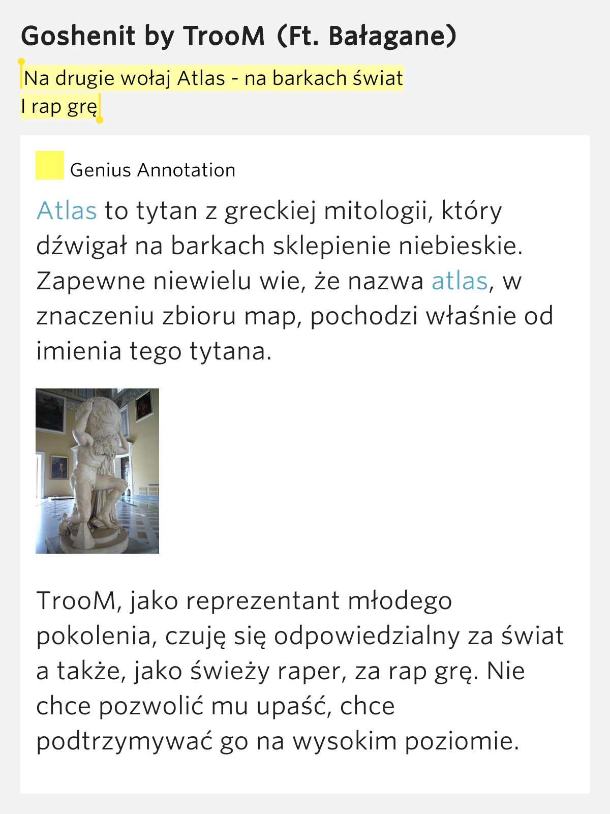 atlas lyrics na drugie wo蛯aj atlas na barkach 蝗wiat i rap gr苹 atlas lyrics na drugie wo蛯aj atlas na barkach 蝗wiat i rap gr苹