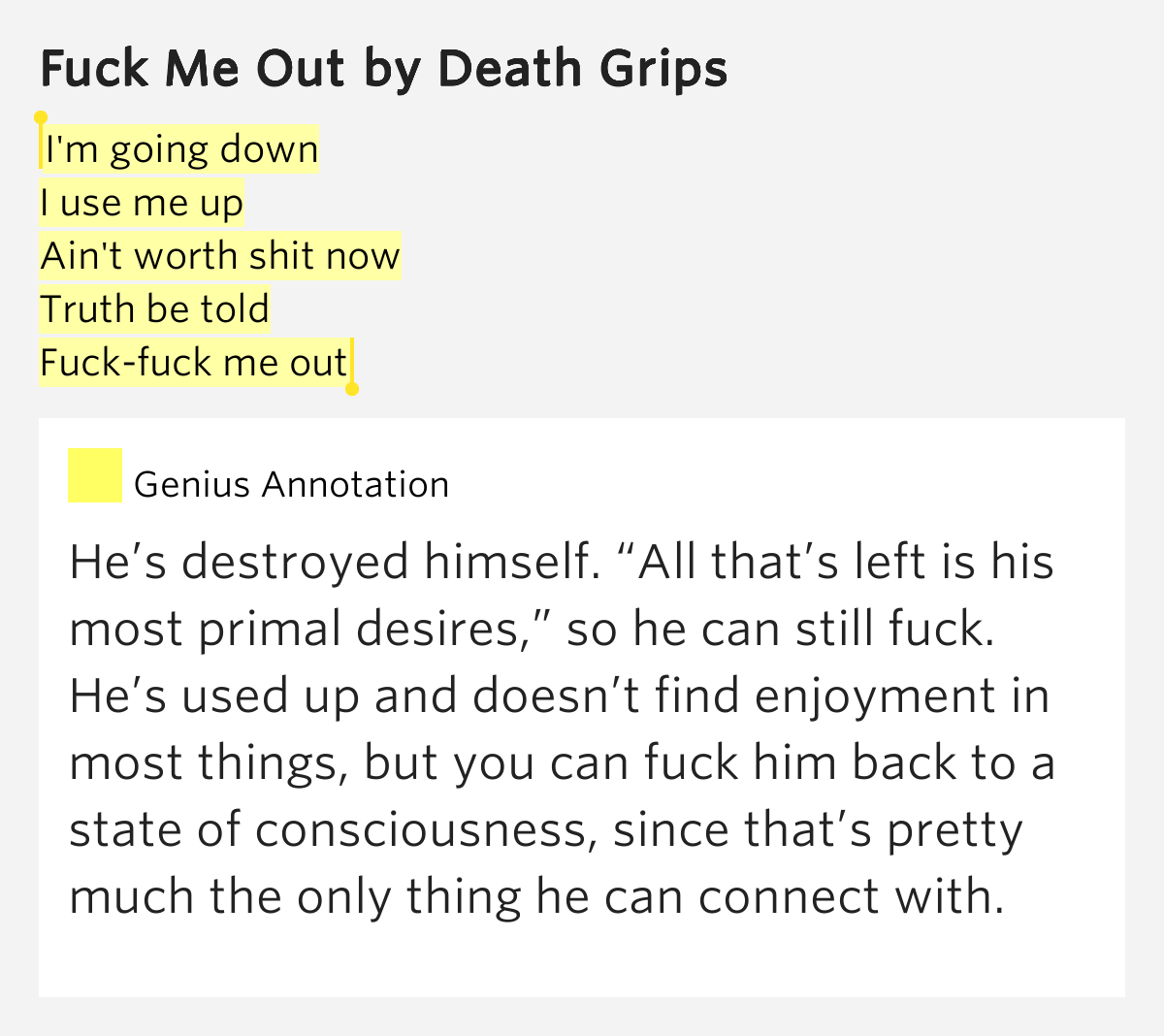 fuck me back lyrics horny girls doing anal