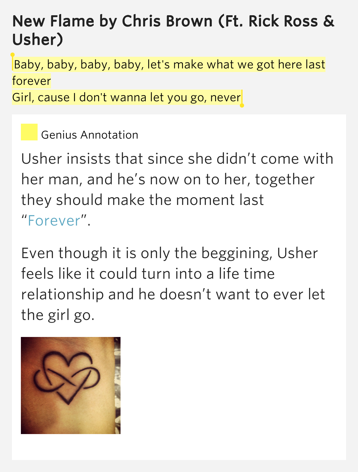 chris brown new flame lyrics pdf