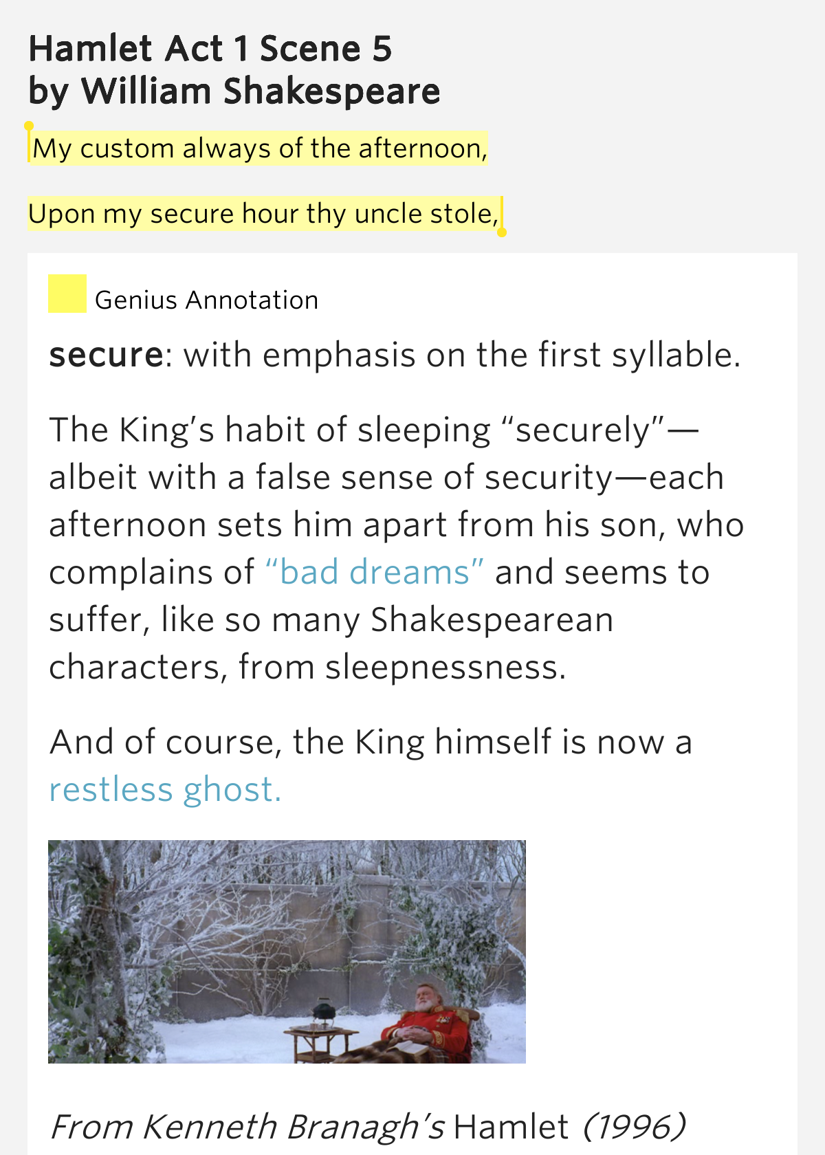 Act 5 Scene 1 Hamlet Analysis