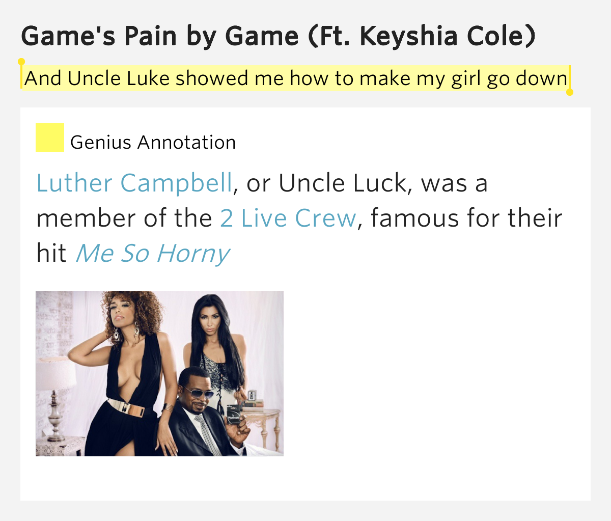 The Game Ft Keyshia Cole Game's Pain