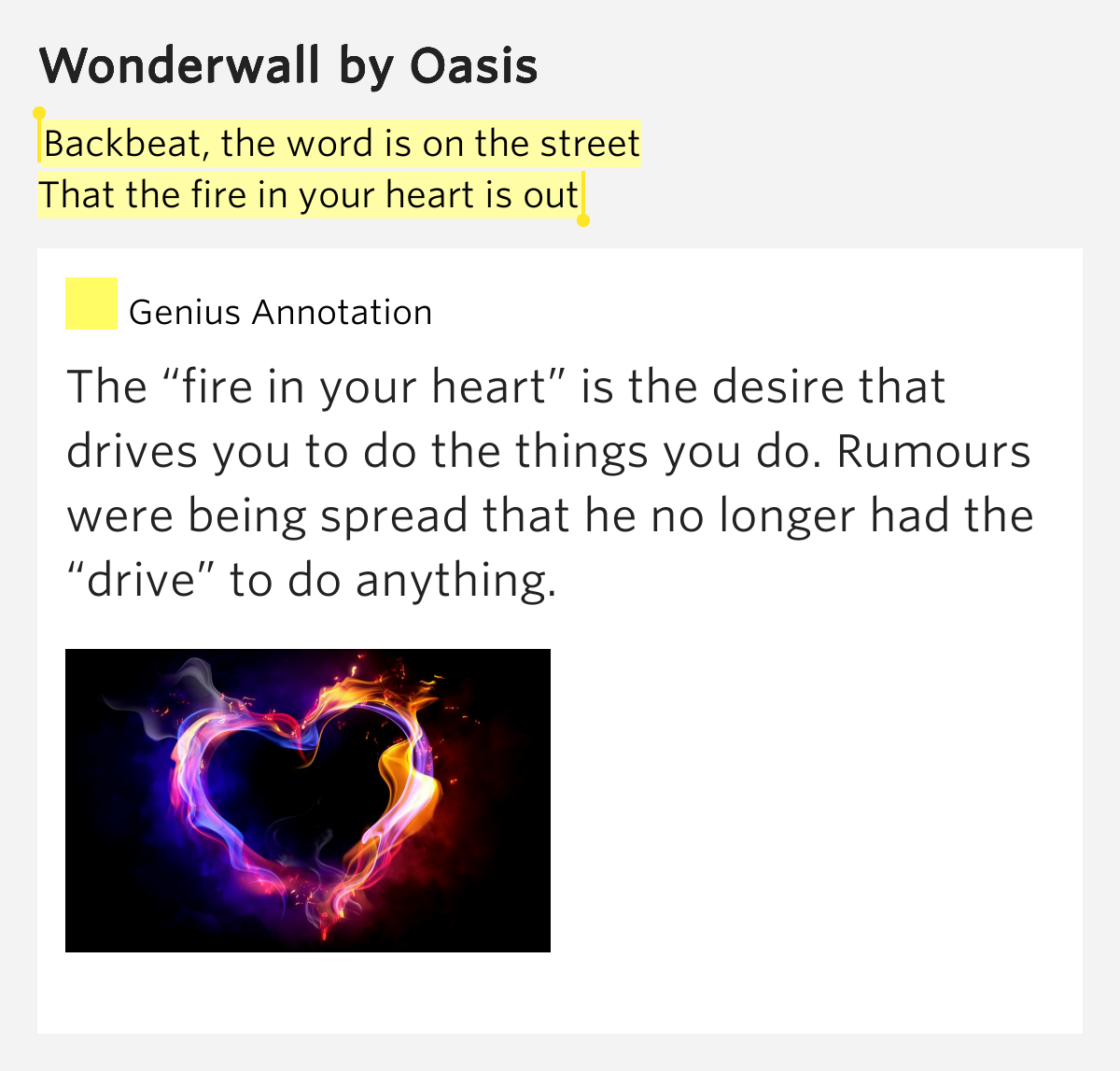 Wonderwall Meaning