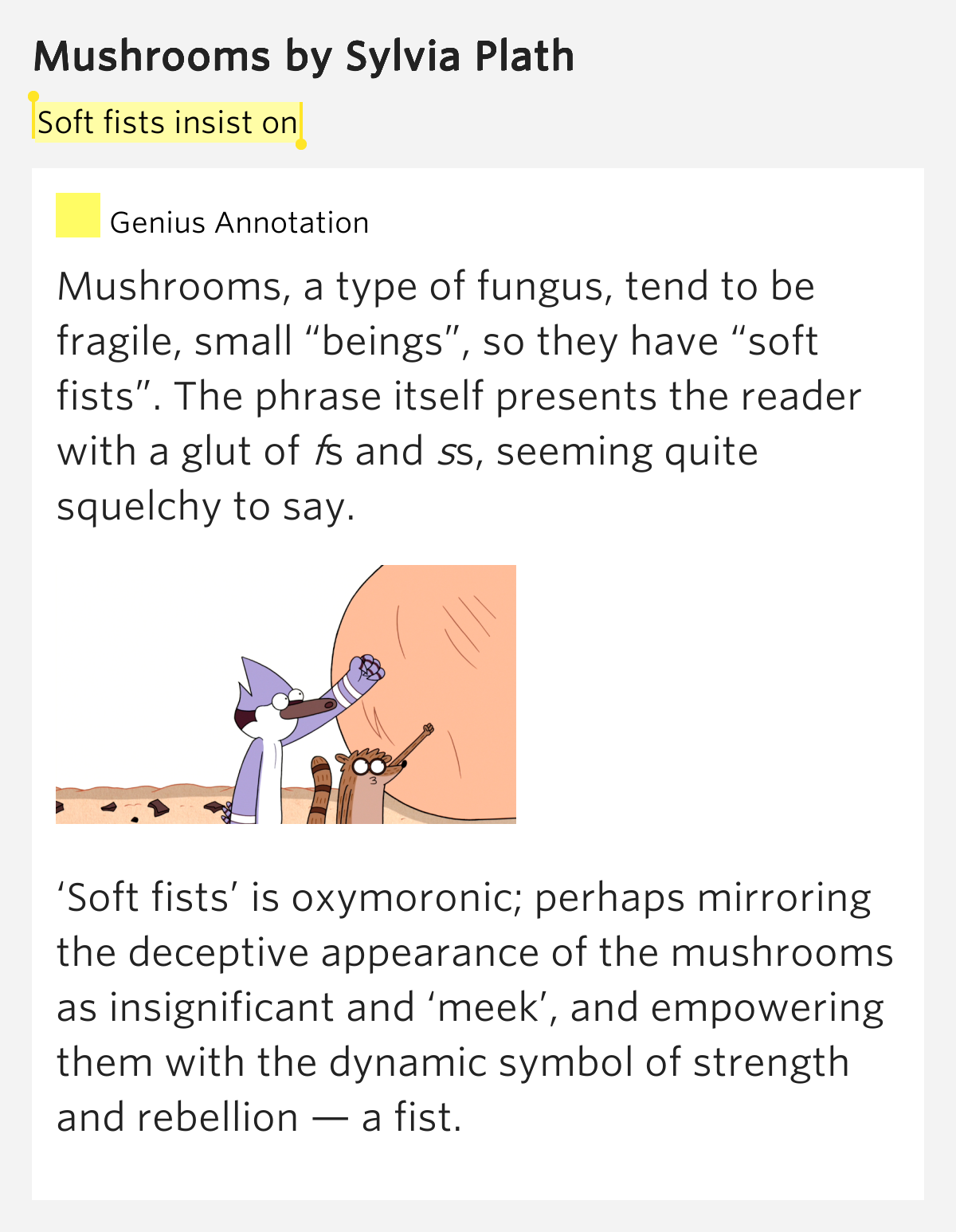 Mushrooms Sylvia Plath Context at Patrick Fairbanks blog