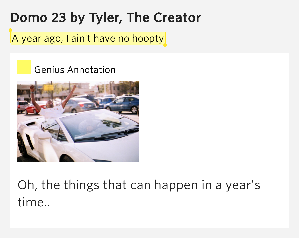 Domo23 Tyler The Creator Lyrics