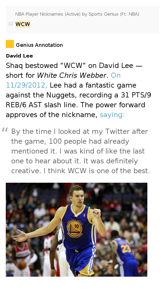 WCW NBA Player Nicknames (Active) by Sports Genius
