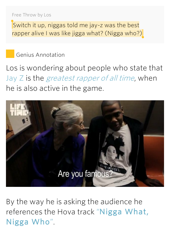 Switch it up, niggas told me jayz was the best.. Free Throw