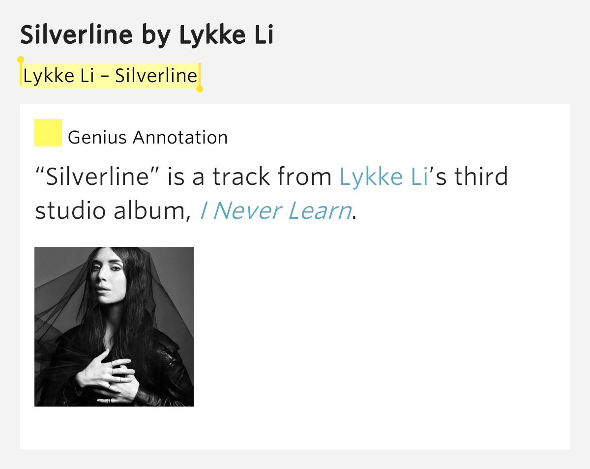 Lithium Lyrics Genius