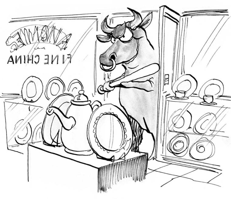 Bull in a china shop List Of Idioms by Lit Genius Editors