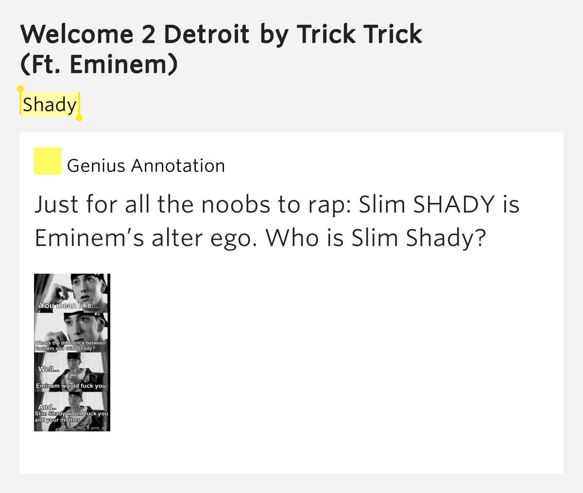 Shady 2 Detroit Lyrics Meaning