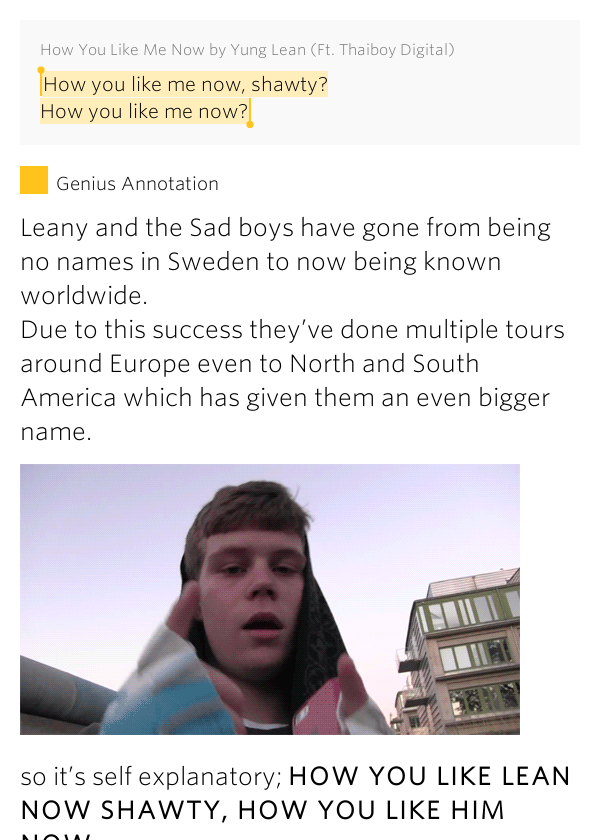 How you like me now, shawty? / How you like.. How You Like Me Now