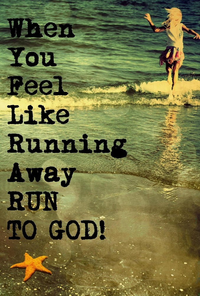 Gotta run to the God that made you / Gotta hang on,.. Hang On