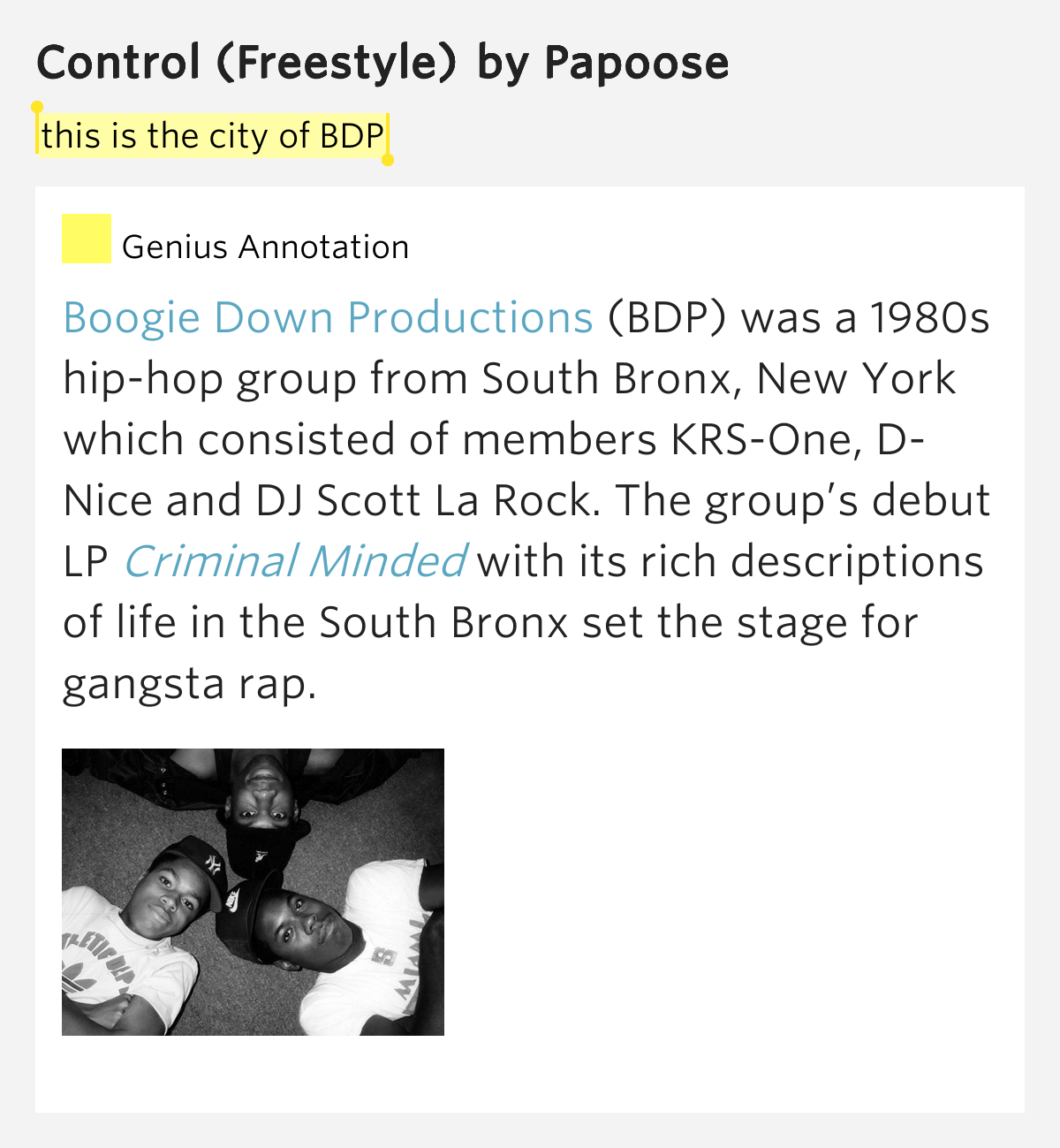 DJ Scott La Rock D Nice KRS One South Bronx The P Is Free DJ Scott La Rock D Nice KRS One South Bronx The P Is Free