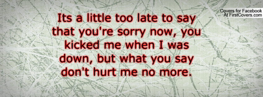 A LITTLE TO LATE LYRICS a little to late lyrics: