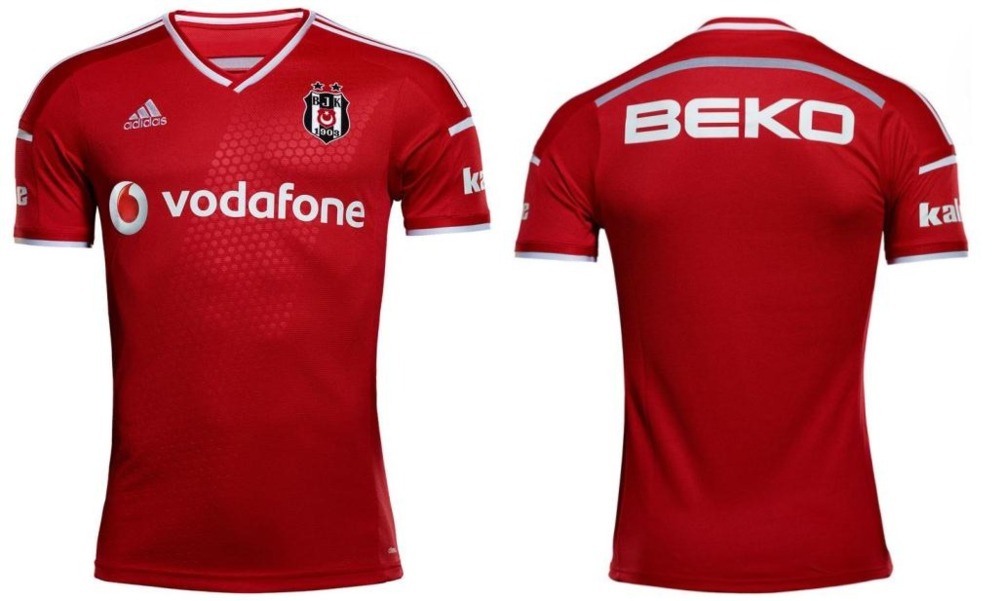 Maillot Extérieur Beşiktaş 2014/15 - Adidas Noir, Taille S - Occasion