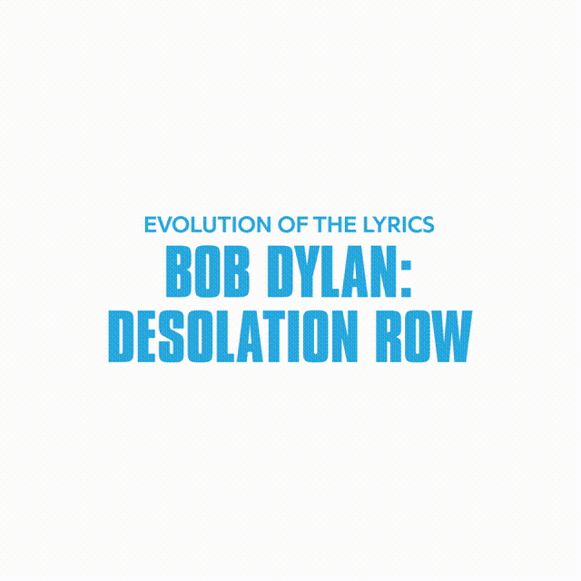 Right Now I Can t Read Too Good Desolation Row Lyrics Meaning