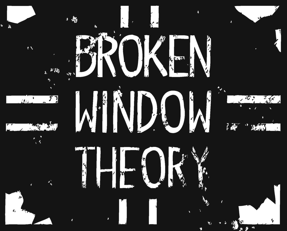 The window was broken with a. The window was broken with a