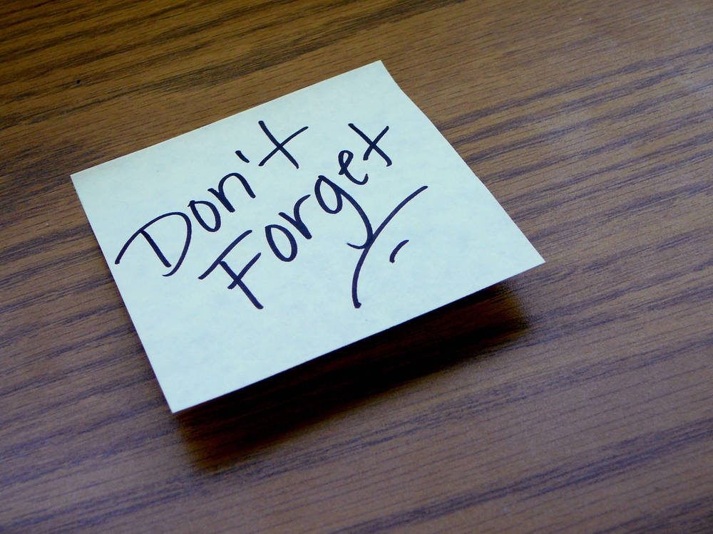 Remember don t forget that. Remember don t forget that