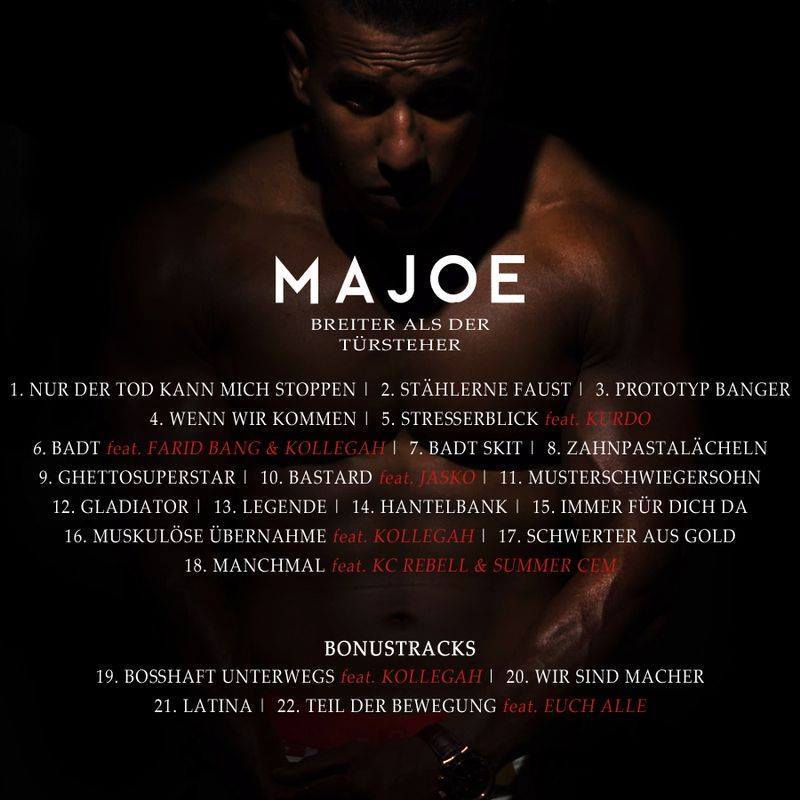 Majoe Breiter Als Der Türsteher Tracklist