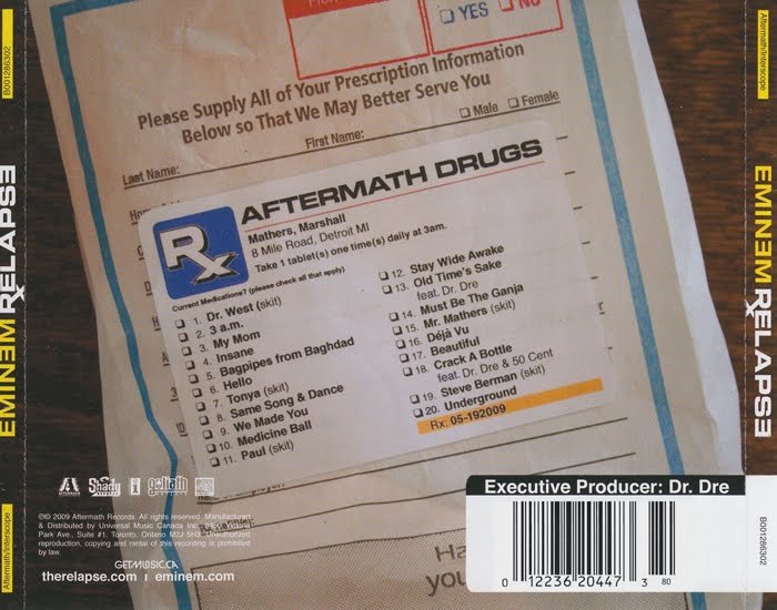 Eminem Relapse [Booklet] Genius