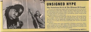 The Source (Magazine) – Unsigned Hype: The Notorious B-I-G