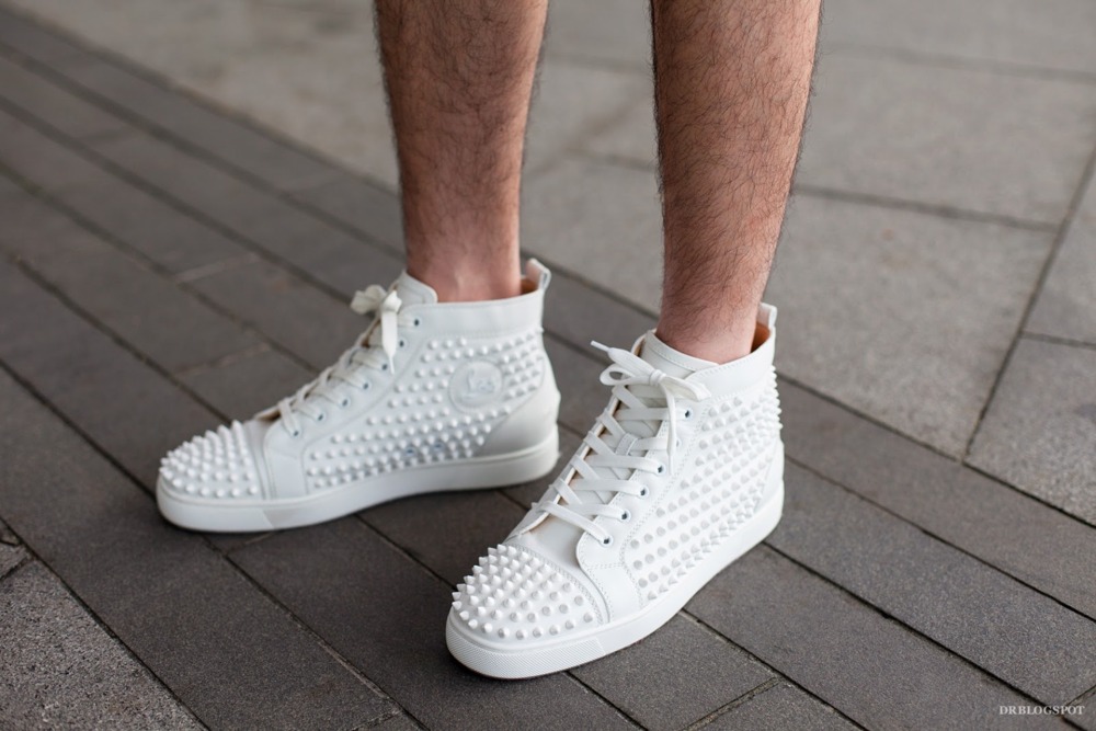 Christian Spiked Tennis Shoes Christian Spiked Tennis Shoes