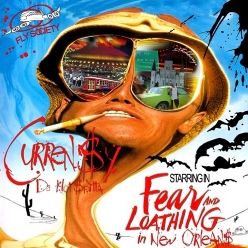 Curren$y – Fear and Loathing in New Orleans Mixtape Art Lyrics 